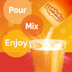 Emergen-C electrolytes help replace sweat losses during workouts with a fruity fizz.