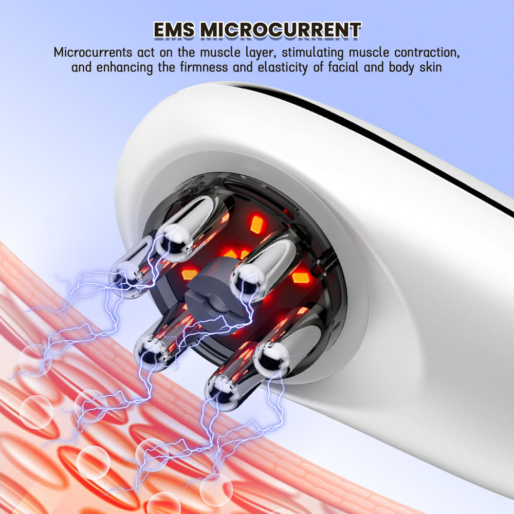 Emesak arm and face contour cup enables precise sculpting with a gentle touch.