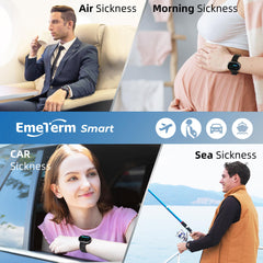 EmeTerm Smart on-demand therapy aids travel and daily activities.