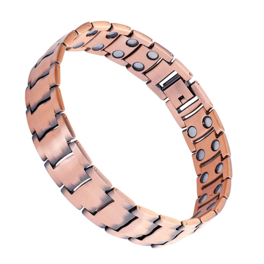 EMF Shield Copper Bracelet close-up of polished copper with durable finish