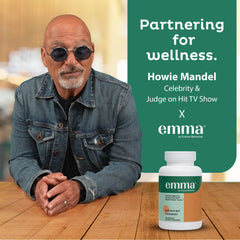 Emma Gut Health 4-pack capsules close-up for daily digestive support.