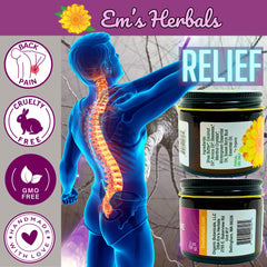 Em's Herbals Arnica Salve handmade in the USA in small batches