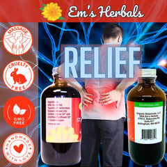 Em's Herbals St. John's Wort Oil wound care focus for minor scratches.
