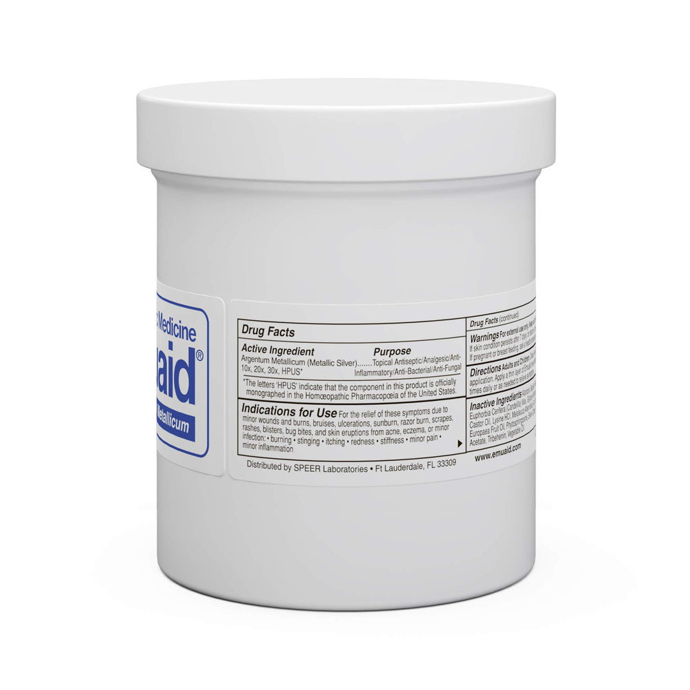 EMUAID ointment application on skin showing easy use on affected areas