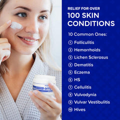 EMUAID ointment care routine demonstrated on skin