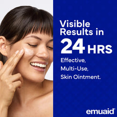 EMUAID ointment with tea tree oil close-up for fragrance-free relief
