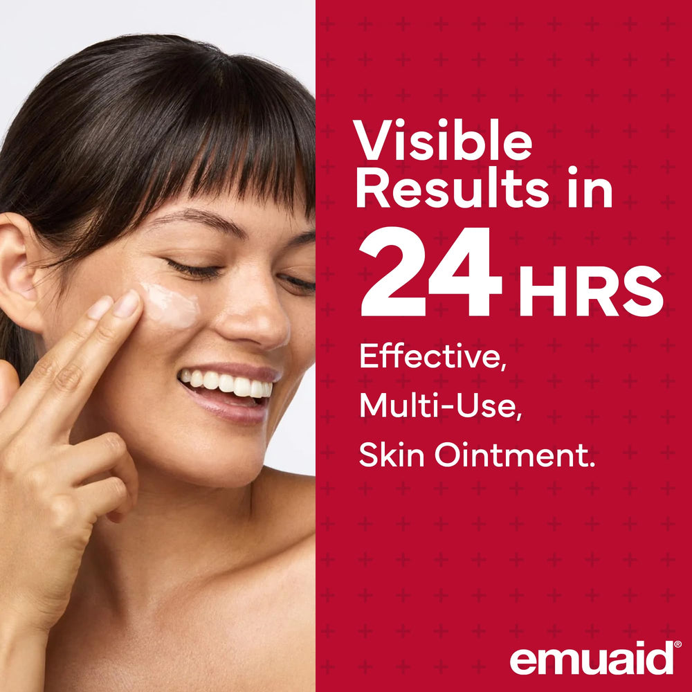 close-up of emuaidMAX ointment texture for topical relief