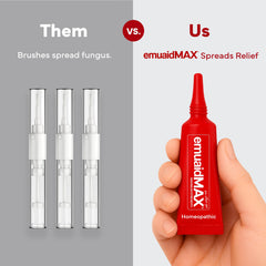 EMUAIDMAX two-pack packaging ready for home and travel routines.
