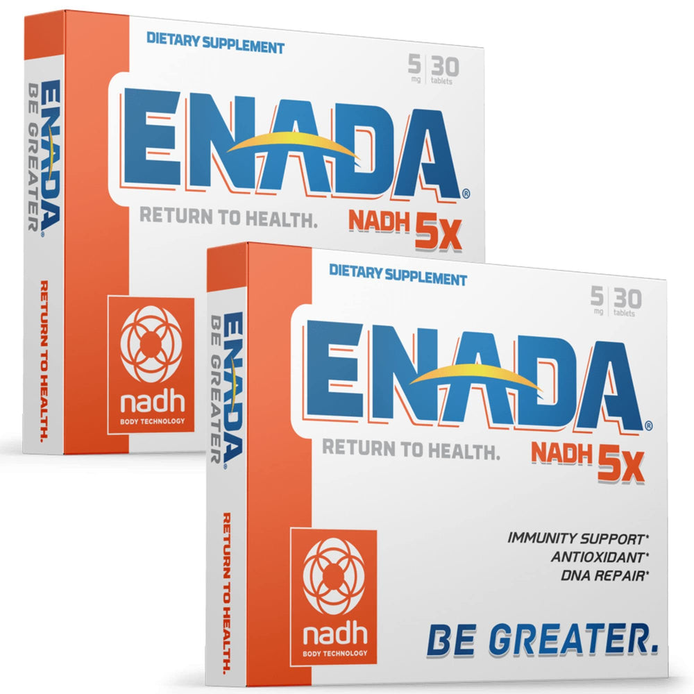 ENADA NADH 5mg bottle – daily energy support and focus from NADH