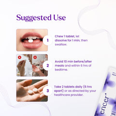Encer two-pack on a shelf for convenient ongoing support