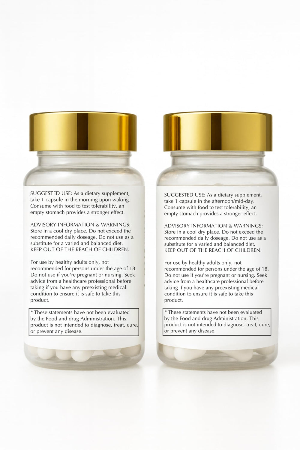 ENDOLLS Endo Warrior bottle back showing usage guidance