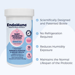 Endomune Jr doctor-formulated label on packaging for trust and safety