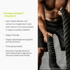 Endur Cal-Mag Complex gluten-free badge visible on packaging signals dietary compatibility