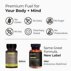 Endur Cal-Mag Complex label detail presents a 2:1 calcium to magnesium ratio with vitamin D3