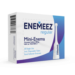 Enemeez Mini Enema features a flexible tip for easy insertion.