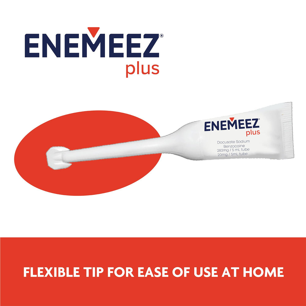 Enemeez Plus timing cue suggesting relief within minutes.