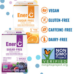 Ener-C berry packet in water for a tasty hydration moment