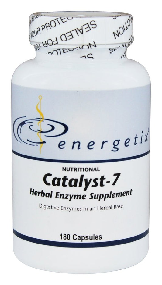 Energetix Catalyst-7 bottle front view for daily vitality and routine convenience.