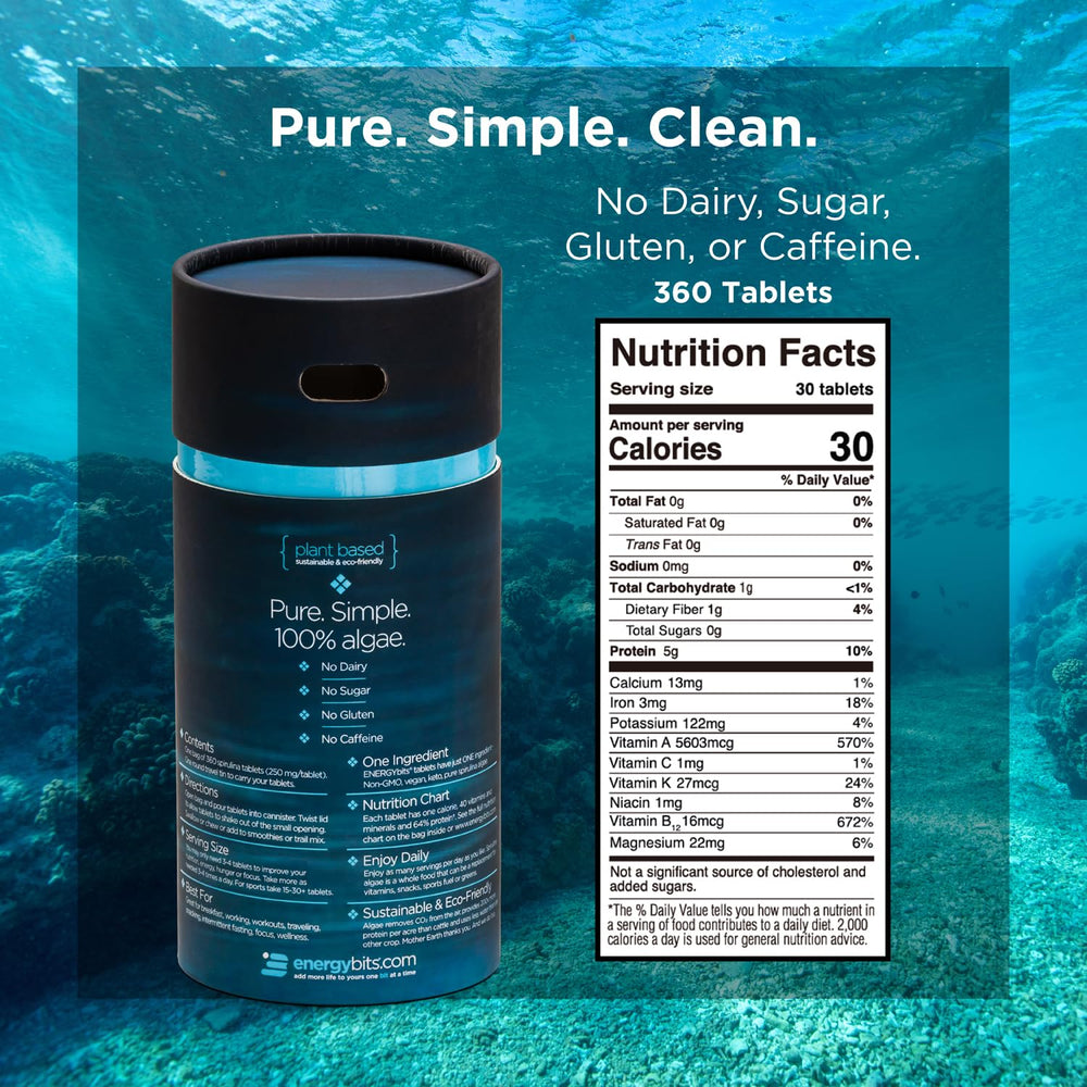 ENERGYBITS bottle on kitchen counter emphasizes easy daily energy support