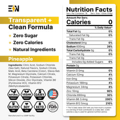 Engineered Nutrition pineapple electrolyte packets informed-sport badge signals trusted sport-certified hydration