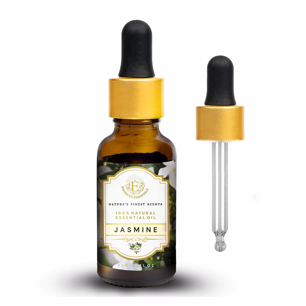 Enhanced Essentials Absolute Jasmine soap and candle infusion for a spa-like home scent.