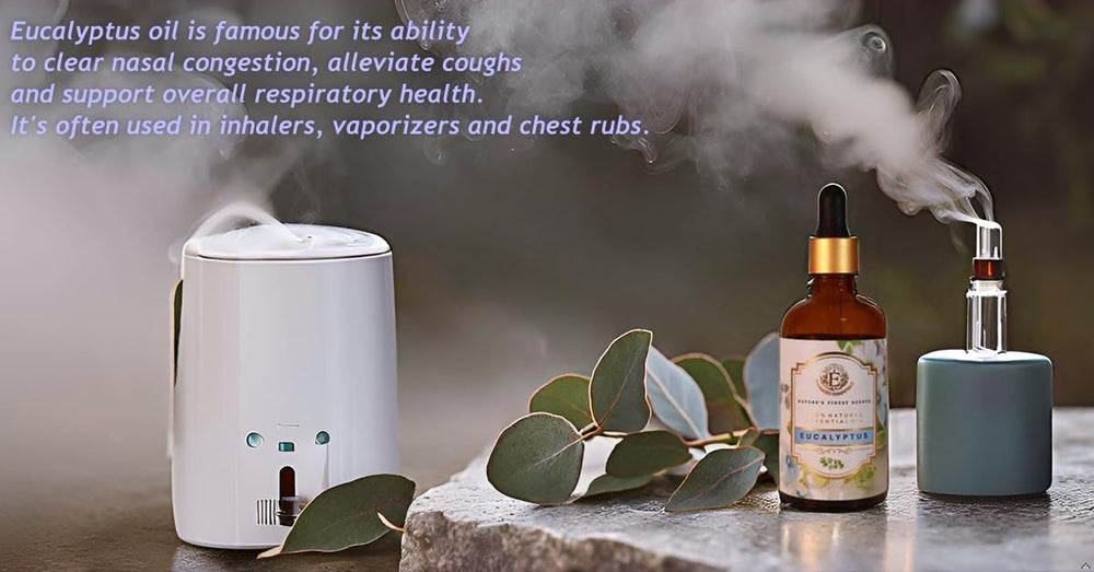 Relaxing bath ritual with Enhanced Essentials Eucalyptus Oil and tranquil vapor.