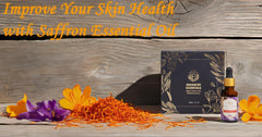 Enhanced Essentials Saffron Essential Oil dropper detail for precise application.
