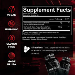 Enhanced Labs Epimuscle label close-up emphasizing Epicatechin and nitric oxide support.