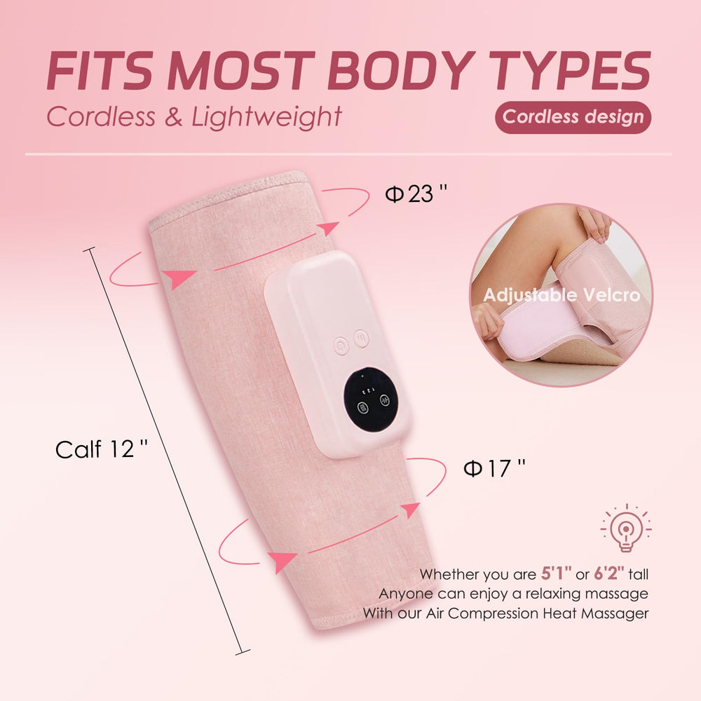 Eniosvar cordless calf massager with built‑in battery for use anywhere