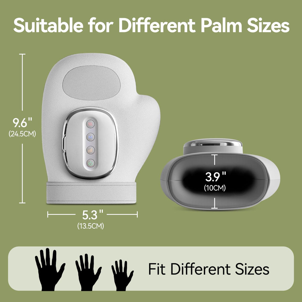 ENIPUS hand massager 5 compression levels demonstrated enabling personalized pressure for gentle relaxation