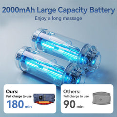 ENIPUS user enjoys lower back warmth and massage