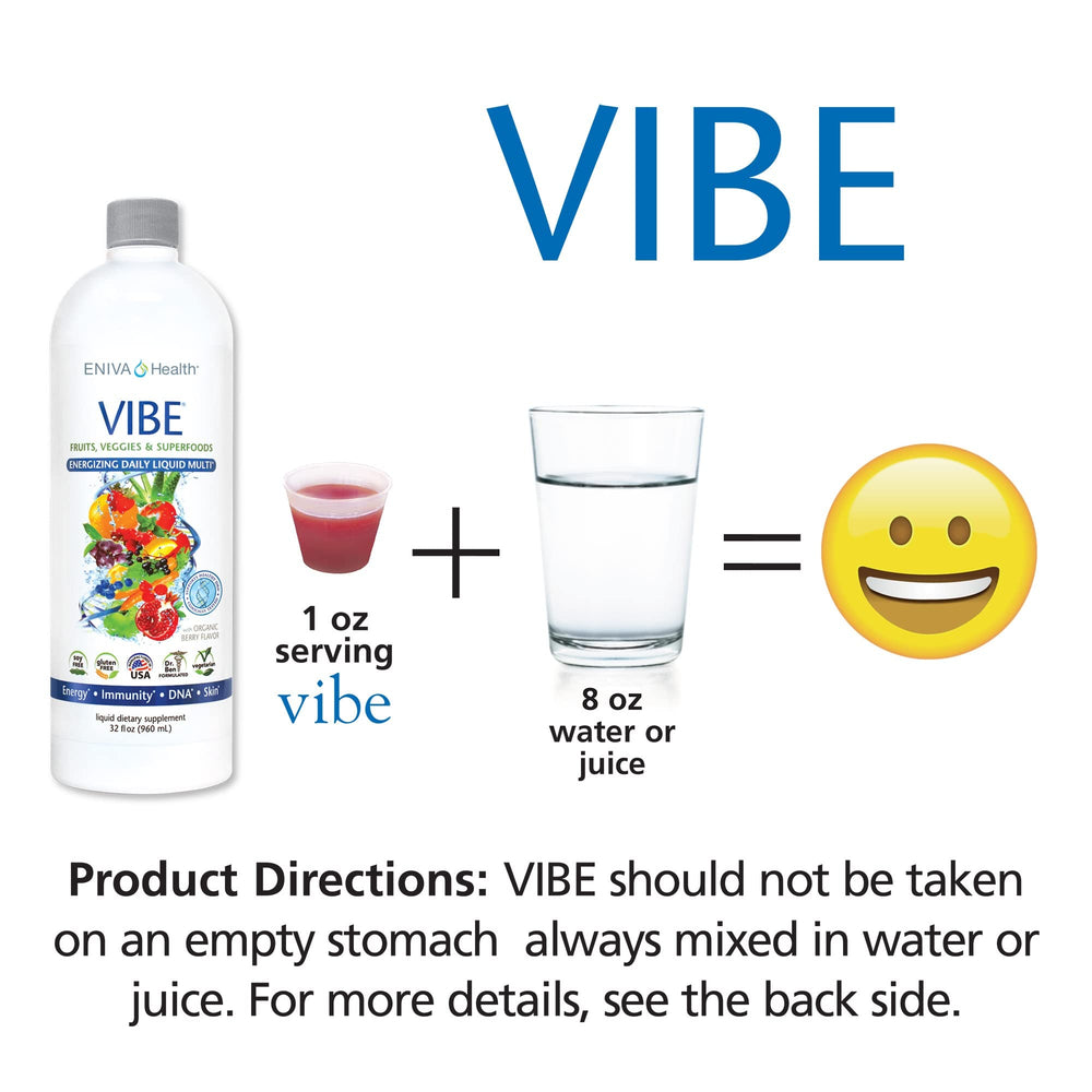 Measuring spoon with Vibe demonstrates easy daily dose and precise nutrition.