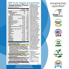 Pouring Eniva Health Vibe liquid multivitamins for easy daily use.