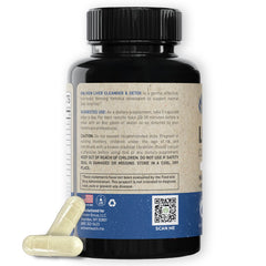 enliven liver cleanse capsules on a clean white background for a fresh look