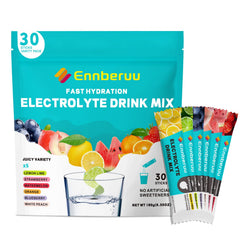 EnnbeRuu electrolytes packet Lemon Lime for on-the-go hydration and refreshed focus