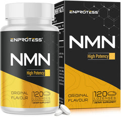 Enprotess Sublingual NMN 500mg bottle with 120 lozenges for daily use