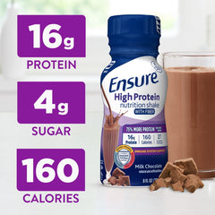 Ensure High Protein bottle in Vanilla flavor convenient snack between activities