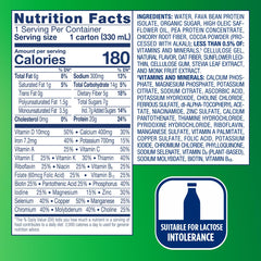 Ensure plant-based vanilla shake bottle front offers quick meal alternative