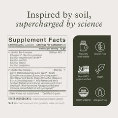 Enviromedica Terraflora Daily Care packaging shows allergen-friendly, organic synbiotic option.