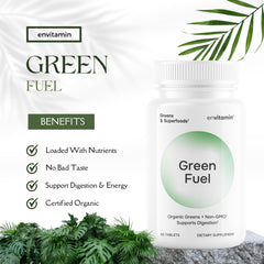 Envitamin Green Fuel made in USA sign on packaging