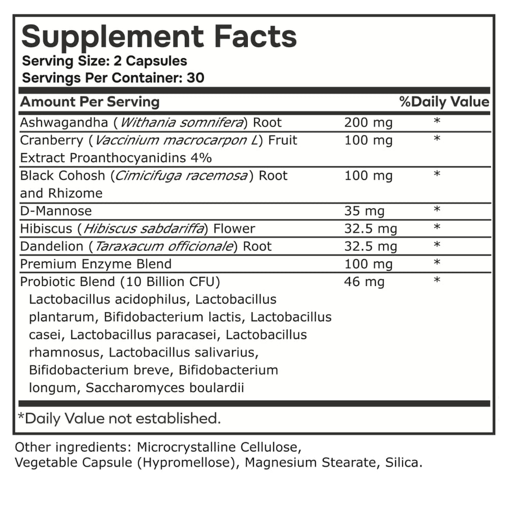 Cranberry ingredient highlight in Env itamin Women Balance formula