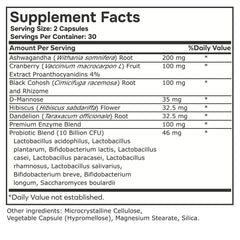 Cranberry ingredient highlight in Env itamin Women Balance formula