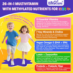 EnvyCure Kids Multivitamin Gummies – Eye health care during screen time.