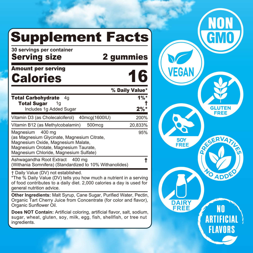 EnvyCure Gummies label close-up highlights vegan formula and key ingredients.