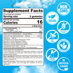 EnvyCure Gummies label close-up highlights vegan formula and key ingredients.