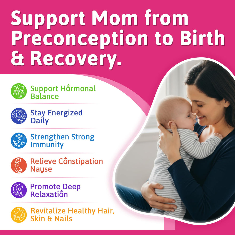 EnvyCure Postnatal vitamins show nursing-friendly recovery support.