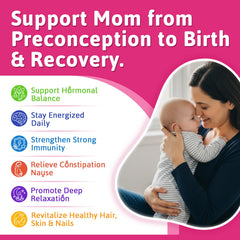 EnvyCure Postnatal vitamins show nursing-friendly recovery support.
