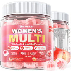 EnvyCure Sugar-Free Women's Multivitamin Gummies bottle front for daily wellness