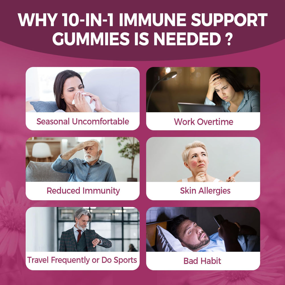 Travel-friendly EnvyCure immunity gummies pack for ongoing support.