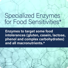 Enzyme Science Intolerance Complex bottle pour; easy dosing to aid meals with sensitive ingredients.